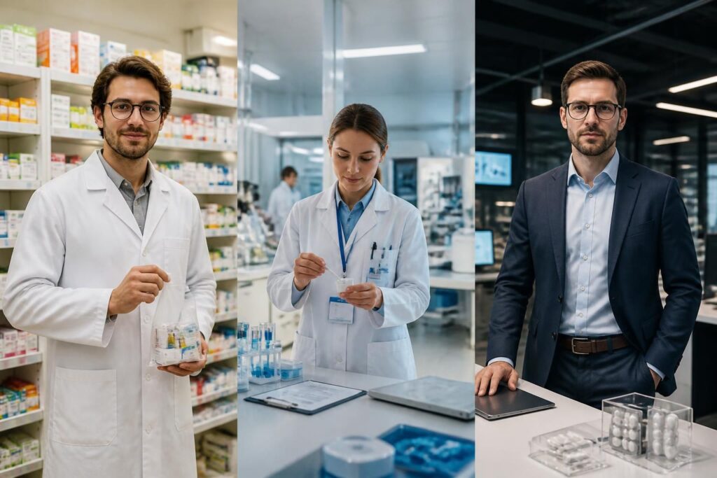 Salaire pharmacien : comparaison entre officine, hôpital et industrie